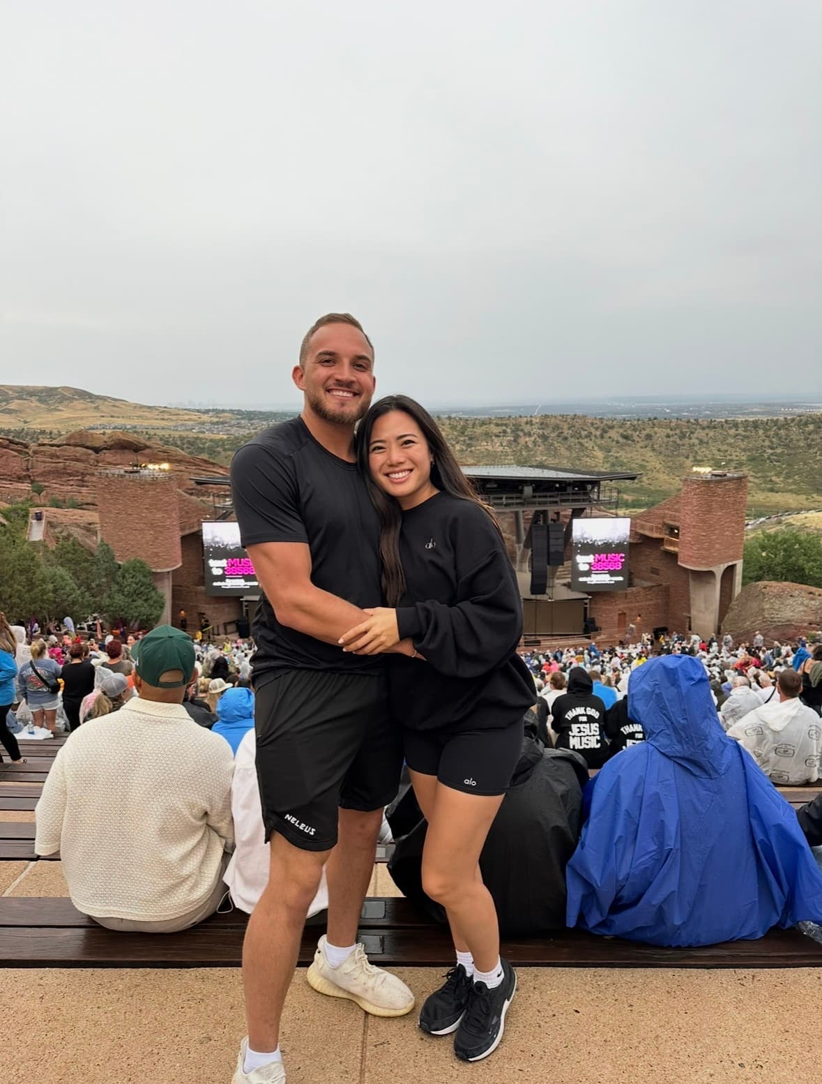 Jenny and Jake together at a concert